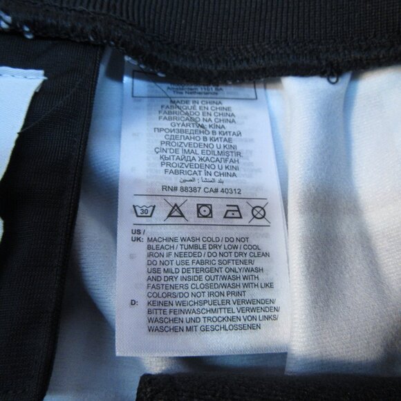 Adidas x Jeremy Scott JS Rally TP Pants XS – Black Grid Graphic Track Pants - Picture 5 of 12